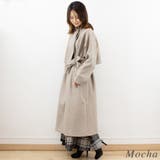 フェイクウールスタンドカラーケープコート | A.NATALY | 詳細画像1 