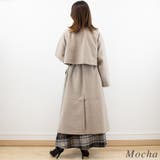 フェイクウールスタンドカラーケープコート | A.NATALY | 詳細画像2 