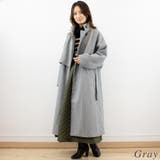 フェイクウールスタンドカラーケープコート | A.NATALY | 詳細画像3 