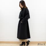 フェイクウールスタンドカラーケープコート | A.NATALY | 詳細画像5 