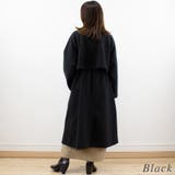 フェイクウールスタンドカラーケープコート | A.NATALY | 詳細画像6 