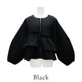 ふくれジャガード中綿フリルジャケット | A.NATALY | 詳細画像9 