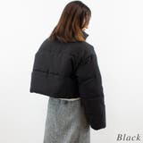 ファイバーダウンスタンドカラーショート丈ジャケット | A.NATALY | 詳細画像1 