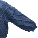 ダイヤ柄ケーブルハイネックプルオーバー | A.NATALY | 詳細画像17 