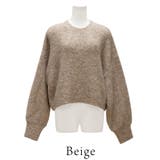 ウール混ブークレーショート丈ニット | A.NATALY | 詳細画像10 