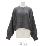 ウール混ブークレーショート丈ニット | A.NATALY | 詳細画像11 