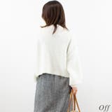 ウール混ブークレーショート丈ニット | A.NATALY | 詳細画像5 