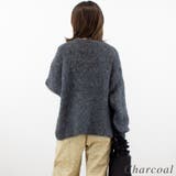 ウール混モヘアライククルーネックプルオーバー | A.NATALY | 詳細画像1 