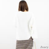 ウール混モヘアライククルーネックプルオーバー | A.NATALY | 詳細画像3 