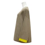 ジャガード編みフレアスリーブ重ね着風プルオーバー | A.NATALY | 詳細画像10