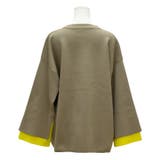 ジャガード編みフレアスリーブ重ね着風プルオーバー | A.NATALY | 詳細画像11