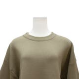 ジャガード編みフレアスリーブ重ね着風プルオーバー | A.NATALY | 詳細画像12