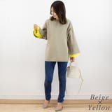 ジャガード編みフレアスリーブ重ね着風プルオーバー | A.NATALY | 詳細画像2