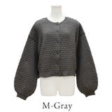 ポップコーン前後２WAYカーディガン | A.NATALY | 詳細画像10 