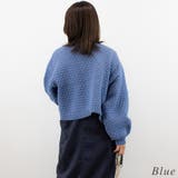 ポップコーン前後２WAYカーディガン | A.NATALY | 詳細画像1 