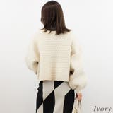 ポップコーン前後２WAYカーディガン | A.NATALY | 詳細画像3 