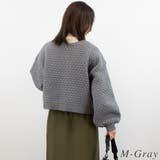 ポップコーン前後２WAYカーディガン | A.NATALY | 詳細画像5 