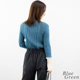 ライン配色リブニットプルオーバー | A.NATALY | 詳細画像5 