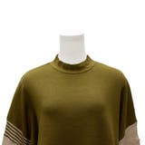 パネル配色スクエアニットプルオーバー | A.NATALY | 詳細画像12 