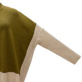 パネル配色スクエアニットプルオーバー | A.NATALY | 詳細画像14 