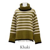 ボーダーオフタートルニット | A.NATALY | 詳細画像8