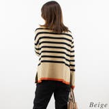 ボーダーオフタートルニット | A.NATALY | 詳細画像1