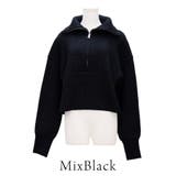 ハーフジップハイネックニット | A.NATALY | 詳細画像12 