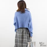 ハーフジップハイネックニット | A.NATALY | 詳細画像1 