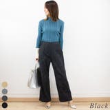 ブラック | ダマスクジャガードパンツ | A.NATALY