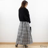ツイードチェックタックスカート | A.NATALY | 詳細画像3 