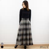 ツイードチェックタックスカート | A.NATALY | 詳細画像4 