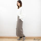 ツイードチェックタイトスカート | A.NATALY | 詳細画像1 