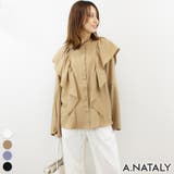 ゴールドベージュ | アコーディオンプリーツブラウス | A.NATALY