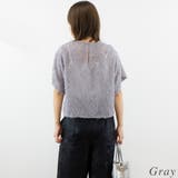 フリンジジャガードブラウス | A.NATALY | 詳細画像3