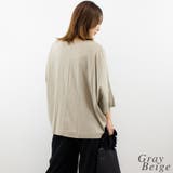 ボートネック７分袖ドルマンＴシャツ | A.NATALY | 詳細画像1 