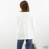 ボートネック７分袖ドルマンＴシャツ | A.NATALY | 詳細画像3 