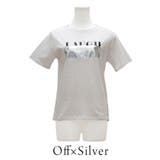 ロゴ消し箔プリントTシャツ | A.NATALY | 詳細画像7