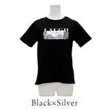 ロゴ消し箔プリントTシャツ | A.NATALY | 詳細画像9