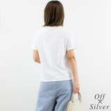 ロゴ消し箔プリントTシャツ | A.NATALY | 詳細画像1