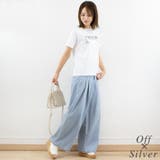 ロゴ消し箔プリントTシャツ | A.NATALY | 詳細画像2