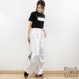 ロゴ消し箔プリントTシャツ | A.NATALY | 詳細画像6