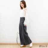加工デニムポケット切替タックパンツ | A.NATALY | 詳細画像5 