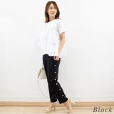 ポンチサイドパールテーパードパンツ | A.NATALY | 詳細画像2 