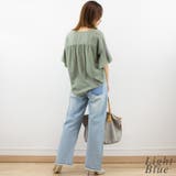ヴィンテージ風ポケット加工セミワイドパンツ | A.NATALY | 詳細画像2