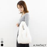 アイボリー | フェイクファートートバッグ | A.NATALY