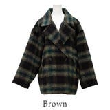 シャギーチェックコクーンミドルコート | A.NATALY | 詳細画像8