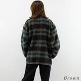 シャギーチェックコクーンミドルコート | A.NATALY | 詳細画像3