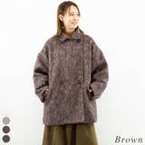 ブラウン | シャギーミドルコート | A.NATALY