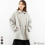 M-グレー | シャギーミドルコート | A.NATALY