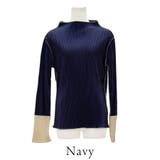 プリーツ配色ハイネック | A.NATALY | 詳細画像8 